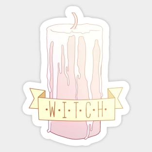 Witch's Tools - Candles Sticker